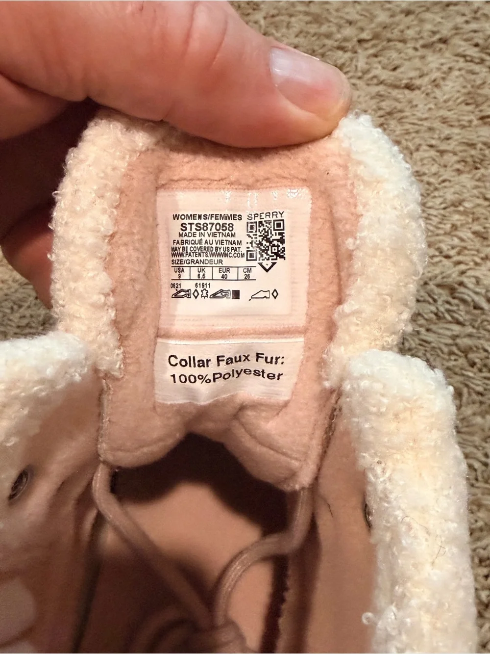 Sperry Alpine Saltwater Alpine Blush Lace Up Size 9 New In Box
